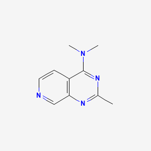 molecular formula C10H12N4 B12234665 N,N,2-trimethylpyrido[3,4-d]pyrimidin-4-amine 