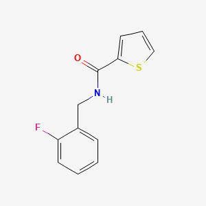 N-[(2-fluorophenyl)methyl]-2-thiophenecarboxamide