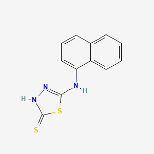 5-(1-naphthalenylamino)-3H-1,3,4-thiadiazole-2-thione