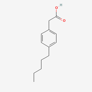 molecular formula C13H18O2 B1223487 2-(4-Pentylphenyl)acetic acid CAS No. 14377-21-0