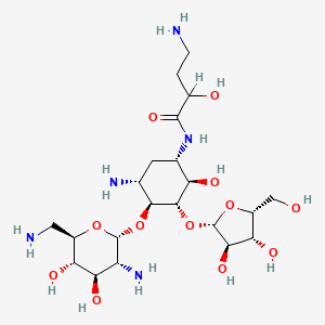 molecular formula C21H41N5O12 B1223495 Butirosin 