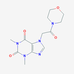 molecular formula C13H17N5O4 B012235 Teomorfolin CAS No. 100706-81-8