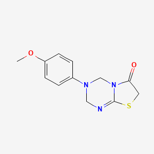 3-(4-Methoxyphenyl)-2,4-dihydrothiazolo[3,2-a][1,3,5]triazin-6-one
