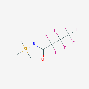 molecular formula C8H12F7NOSi B1223551 N-Methyl-N-trimethylsilylheptafluorobutyramide CAS No. 53296-64-3
