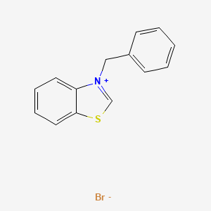molecular formula C14H12BrNS B1223553 3-Benzylbenzothiazolium CAS No. 4614-22-6