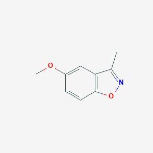 molecular formula C9H9NO2 B122357 5-Methoxy-3-methylbenzo[d]isoxazole CAS No. 145508-90-3