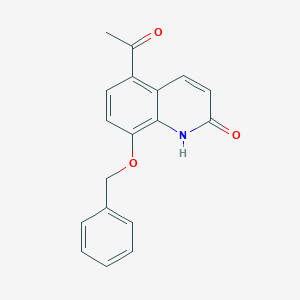 5-Acetyl-8-(benzyloxy)quinolin-2(1H)-one