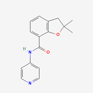 2,2-dimethyl-N-pyridin-4-yl-3H-benzofuran-7-carboxamide