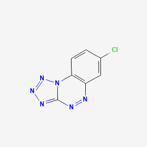 molecular formula C7H3ClN6 B1223583 7-Chlorotetrazolo[5,1-c][1,2,4]benzotriazine 