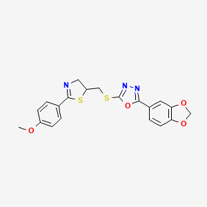 molecular formula C20H17N3O4S2 B1223588 Antileishmanial agent-23 