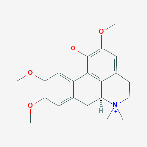 molecular formula C22H28NO4+ B1223592 N-Methylglaucine 