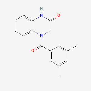 4-[(3,5-Dimethylphenyl)-oxomethyl]-1,3-dihydroquinoxalin-2-one