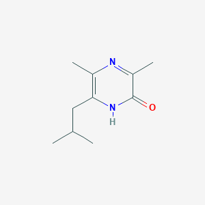 3,5-Dimethyl-6-(2-methylpropyl)pyrazin-2(1H)-one