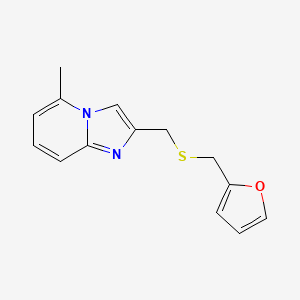 2-[(2-Furanylmethylthio)methyl]-5-methylimidazo[1,2-a]pyridine