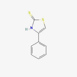 molecular formula C9H7NS2 B1223627 4-Phenylthiazole-2-thiol CAS No. 2103-88-0