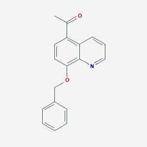 5-Acetyl-8-(phenylmethoxy)quinoline