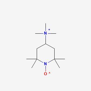 molecular formula C12H26N2O+ B1223654 TM-Tempamine CAS No. 64486-64-2
