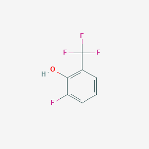 molecular formula C7H4F4O B1223655 2-Fluoro-6-(trifluoromethyl)phenol CAS No. 239135-50-3