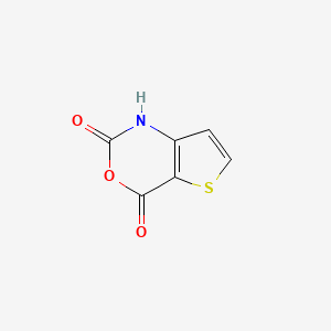 molecular formula C6H3NO3S B1223657 1H-thieno[3,2-d][1,3]oxazine-2,4-dione CAS No. 78756-28-2