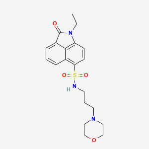 1-ethyl-N-[3-(4-morpholinyl)propyl]-2-oxo-6-benzo[cd]indolesulfonamide