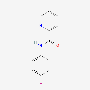 molecular formula C12H9FN2O B1223690 N-(4-fluorophenyl)pyridine-2-carboxamide 