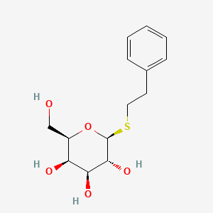 molecular formula C14H20O5S B1223729 2-苯乙基 1-硫代-β-D-半乳吡喃糖苷 CAS No. 800376-82-3