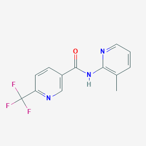 molecular formula C13H10F3N3O B12237473 N-(3-methylpyridin-2-yl)-6-(trifluoromethyl)pyridine-3-carboxamide 