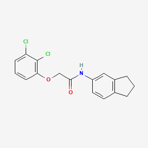 2-(2,3-dichlorophenoxy)-N-(2,3-dihydro-1H-inden-5-yl)acetamide