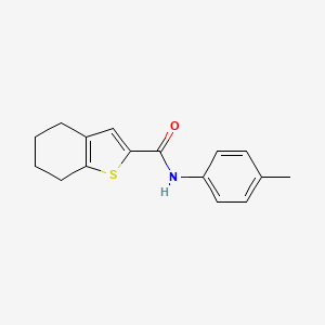 N-(4-methylphenyl)-4,5,6,7-tetrahydro-1-benzothiophene-2-carboxamide