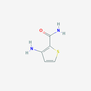 molecular formula C5H6N2OS B122380 3-氨基噻吩-2-甲酰胺 CAS No. 147123-47-5