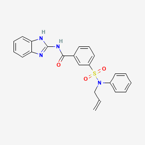 N-(1H-benzimidazol-2-yl)-3-[phenyl(prop-2-enyl)sulfamoyl]benzamide