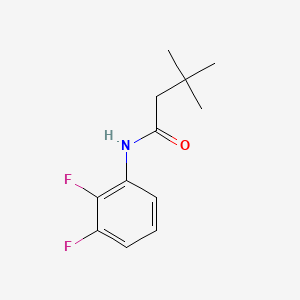 molecular formula C12H15F2NO B12238233 N-(2,3-difluorophenyl)-3,3-dimethylbutanamide 