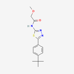 N-[5-(4-tert-butylphenyl)-1,3,4-thiadiazol-2-yl]-2-methoxyacetamide