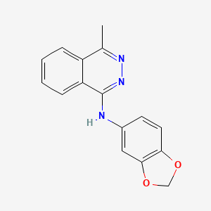 N-(1,3-benzodioxol-5-yl)-4-methyl-1-phthalazinamine