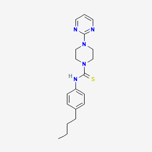 N-(4-butylphenyl)-4-(2-pyrimidinyl)-1-piperazinecarbothioamide