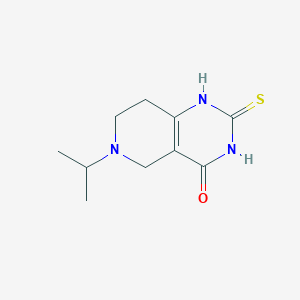 6-Propan-2-yl-2-sulfanylidene-1,5,7,8-tetrahydropyrido[4,3-d]pyrimidin-4-one