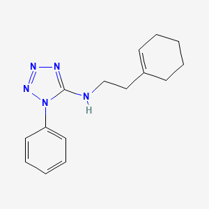 N-[2-(1-cyclohexenyl)ethyl]-1-phenyl-5-tetrazolamine