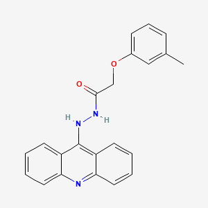 N'-(9-acridinyl)-2-(3-methylphenoxy)acetohydrazide