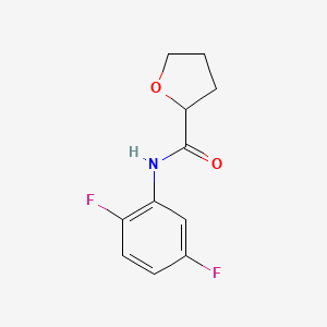 molecular formula C11H11F2NO2 B1223862 N-(2,5-difluorophenyl)-2-oxolanecarboxamide 