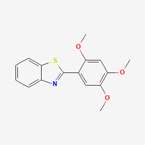 2-(2,4,5-Trimethoxyphenyl)-1,3-benzothiazole
