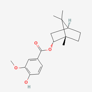 (1S,2R,4S)-1,7,7-trimethylbicyclo[2.2.1]heptan-2-yl 4-hydroxy-3-methoxybenzoate