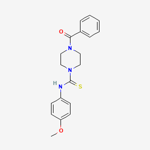 4-benzoyl-N-(4-methoxyphenyl)-1-piperazinecarbothioamide