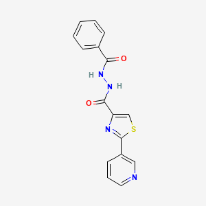 N'-benzoyl-2-(3-pyridinyl)-4-thiazolecarbohydrazide