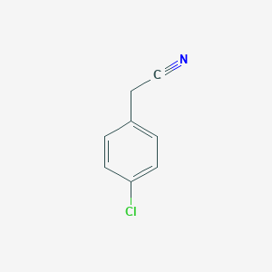molecular formula C8H6ClN B122390 4-Chlorobenzyl cyanide CAS No. 140-53-4