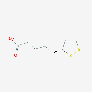 molecular formula C8H13O2S2- B1223906 (R)-lipoate 