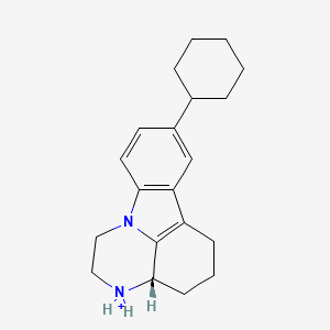 molecular formula C20H27N2+ B1223946 (S)-tetrindole(1+) 