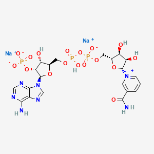 molecular formula C21H26N7Na2O17P3 B1223965 Nadide phosphate disodium CAS No. 24292-60-2