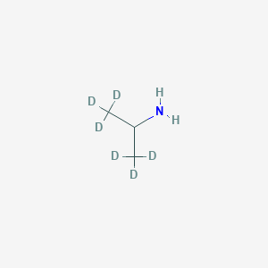B122399 1,1,1,3,3,3-Hexadeuteriopropan-2-amine CAS No. 55432-59-2