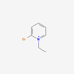 molecular formula C7H9BrN+ B1224001 2-Bromo-1-ethylpyridin-1-ium 