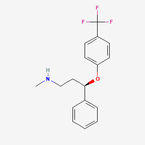 molecular formula C17H18F3NO B1224025 (R)-Fluoxetine CAS No. 100568-03-4
